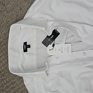Express button up long sleeve dress shirt